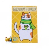 Открытка КОТКА - Выздоравливай, А То Покусю